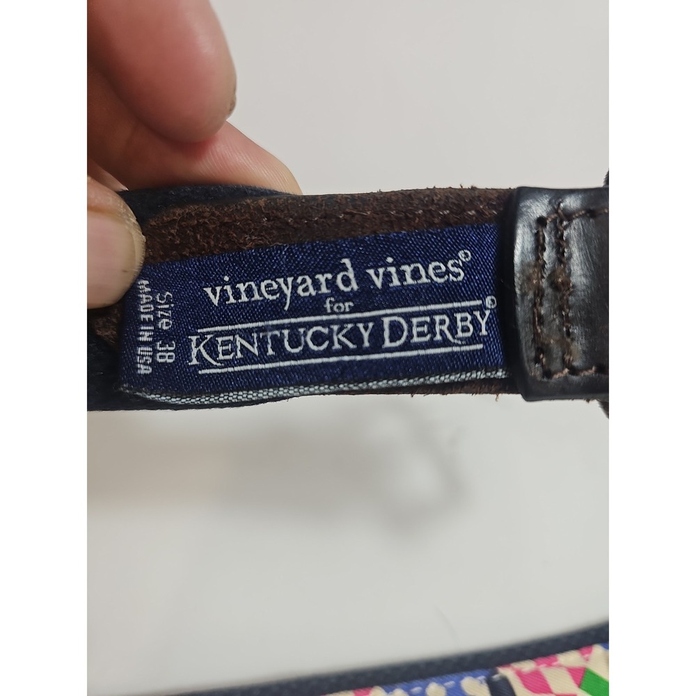 Vineyard Vines Men's Belt For Kentucky Derby Sz. 38 - Picture 7 of 9